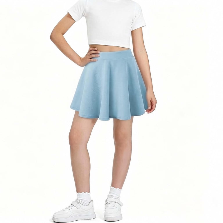 casual skater dress outfit Trendfront Girls Casual Skater Dress Mini Long Sleeve Scoop Neck Toddler Summer Sun Dress Little Kids Daily Outfits Wear