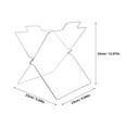 thumbnail image 2 of FRCOLOR Foldable Rubbish Rack Storage Bag Rack Metal Foldable Garbage Bag Racks, 2 of 7