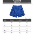 thumbnail image 6 of MADHERO Men's Swim Trunks with Mesh Lining Quick Dry Beach Sports Shorts Bathing Suit Blue Size M, 6 of 6