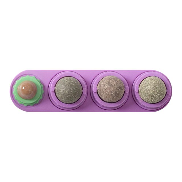 Bolas de hierba gatera divertidas Suministros para gatos Juguete de hierba gatera Resistencia a mordeduras para gatos domésticos Blanco Ndcxsfigh Libre de BPA