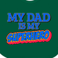 thumbnail image 4 of Inktastic My Dad is My Superhero Boys or Girls Baby Bib, 4 of 4