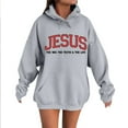 thumbnail image 5 of Jesus Hoodies for Women 2025 Long Sleeve Y2K Graphic Christian Hoodie with Pockets Hooded Sweatshirt Pullover Tops, 5 of 6