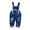 Dark Blue, variant on Boys Romper Jumpsuit Sleeveless Wide Leg Stretchy Jean Dungarees Pants Toddler Children's Day Outfit 18-24 Months