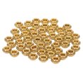 thumbnail image 2 of Hair Dreadlocks Beads, Stylish Fashionable Exquisite Pattern Easily Matching 50pcs Unique Hairstyle Hair Braiding Rings  For DIY Bracelets, 2 of 8