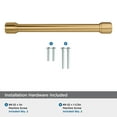 thumbnail image 5 of Amerock Faircrest 6-5/16 inch (160mm) Center-to-Center Champagne Bronze Cabinet Pull, 5 of 7