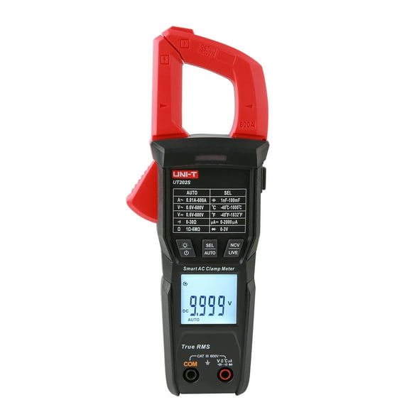 UNI-T UT202S Clamp Meter 9999 Counts Handheld Digital Clamp Type