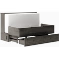 thumbnail image 3 of BALUS Murphy Bed Queen, Folding Bed with Charging Station and Mattress, Space-Saving Murphy Cabinet Chest Bed for Multipurpose Guest Room & Home Office, Sturdy Wood Construction, Easy Assemble, Grey, 3 of 8