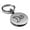 Silver, variant on Stainless Steel Platinum Alchemy Symbol Round Medallion Keychain Circle Ring