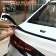 thumbnail image 4 of FANOTEK For Ford Fiesta Focus Fusion 4.9ft Rear Rubber Trunk Spoiler Carbon Fiber Black, 4 of 10
