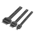 thumbnail image 4 of 3Pcs 2/4/6 Prong Chisel Steel DIY Sewing Leather Craft Hand Hole Punch Tool 4mm, 4 of 11