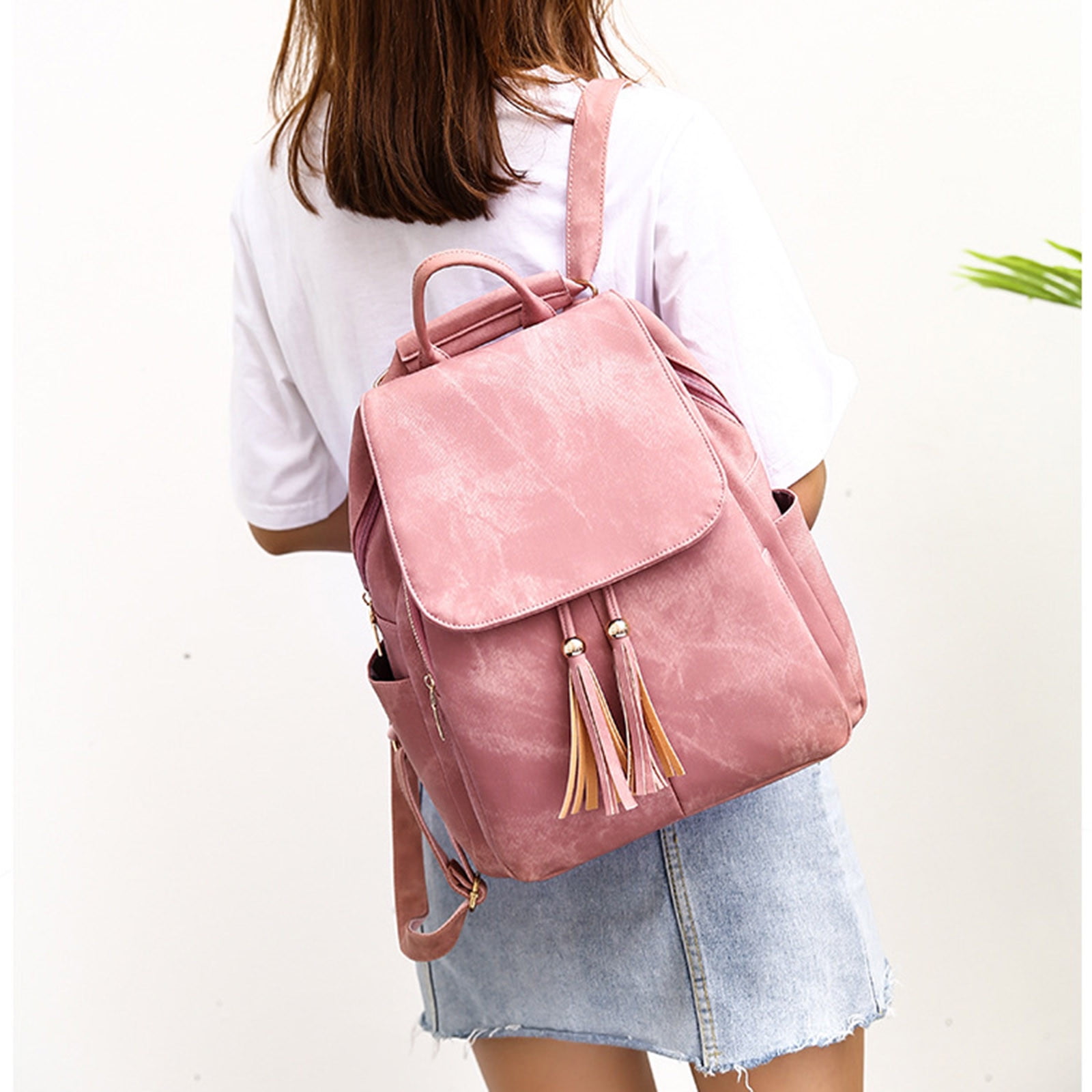 8771 Fashion Backpack Purse Leather medium Anti-theft Multipurpose PU ALTOSY Soft Leather Backpack Purse For Women Anti-theft  main image 2