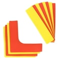thumbnail image 1 of 12 Uds. Marcadores de límites de línea de cancha de tenis, marcadores de puntos de cancha de Pickleball para niños, equipo de entrenamiento de baloncesto, rojo y amarillo, 1 of 6