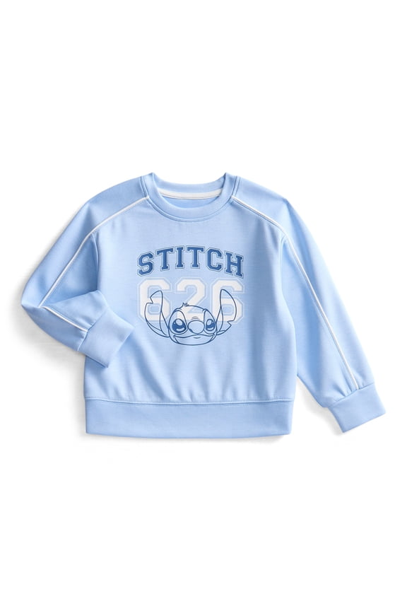 Toddler & Big Girls Active Graphic Sweatshirt with Long Sleeves, Sizes 12M-12