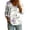 *Multicolor, variant on VBVC Women's Floral 3/4 Sleeve Button Down Shirt , Casual Loose V-Neck Blouse For Women, Ladies' Breathable Tunic Tops with Pockets,Multicolor,S-2XL