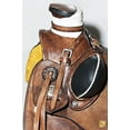 thumbnail image 5 of 16 In Western Horse Saddle American Leather Wade Ranch Roping Dark Brown Hilason, 5 of 7