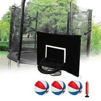 Trampolines Basketball Hoop Attachment Outdoor Sports Child Basketball Game Waterproof Soft Materials Backyard Outside Basketball Training , Style F