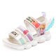 thumbnail image 1 of Sandalias Disney para niñas, nueva moda, zapatos coreanos de verano para niños, zapatos de playa para estudiantes, suela blanda, zapatos de princesa para niñas pequeñas, plantilla de 26 cm de 16,5 cm Gao Jinjia LED, 1 of 2