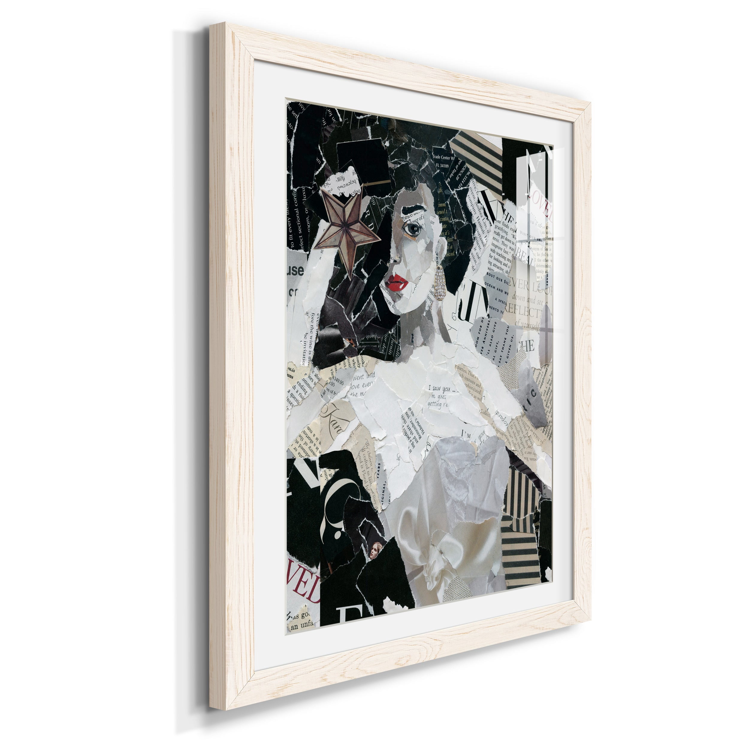 Runway Star - Premium Framed Print - Distressed Barnwood Frame - Ready to Hang