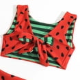 thumbnail image 4 of Toddler Girls Summer Reversible Two-Piece Bikini Set Cute Cartoon Print Swimsuit for Beach Pool, 4 of 6