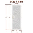 thumbnail image 3 of 32" X 80" Prehung Door Security door Universal/Reversible Hinging Surface Mount Steel Security Door With Perforated Metal Screen With Lock, 3 of 4