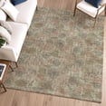 thumbnail image 6 of Addison Rugs Mayfield Premium Machine Washable Transitional Floral Brown Rectangle Rug, 3' x 5', 6 of 6