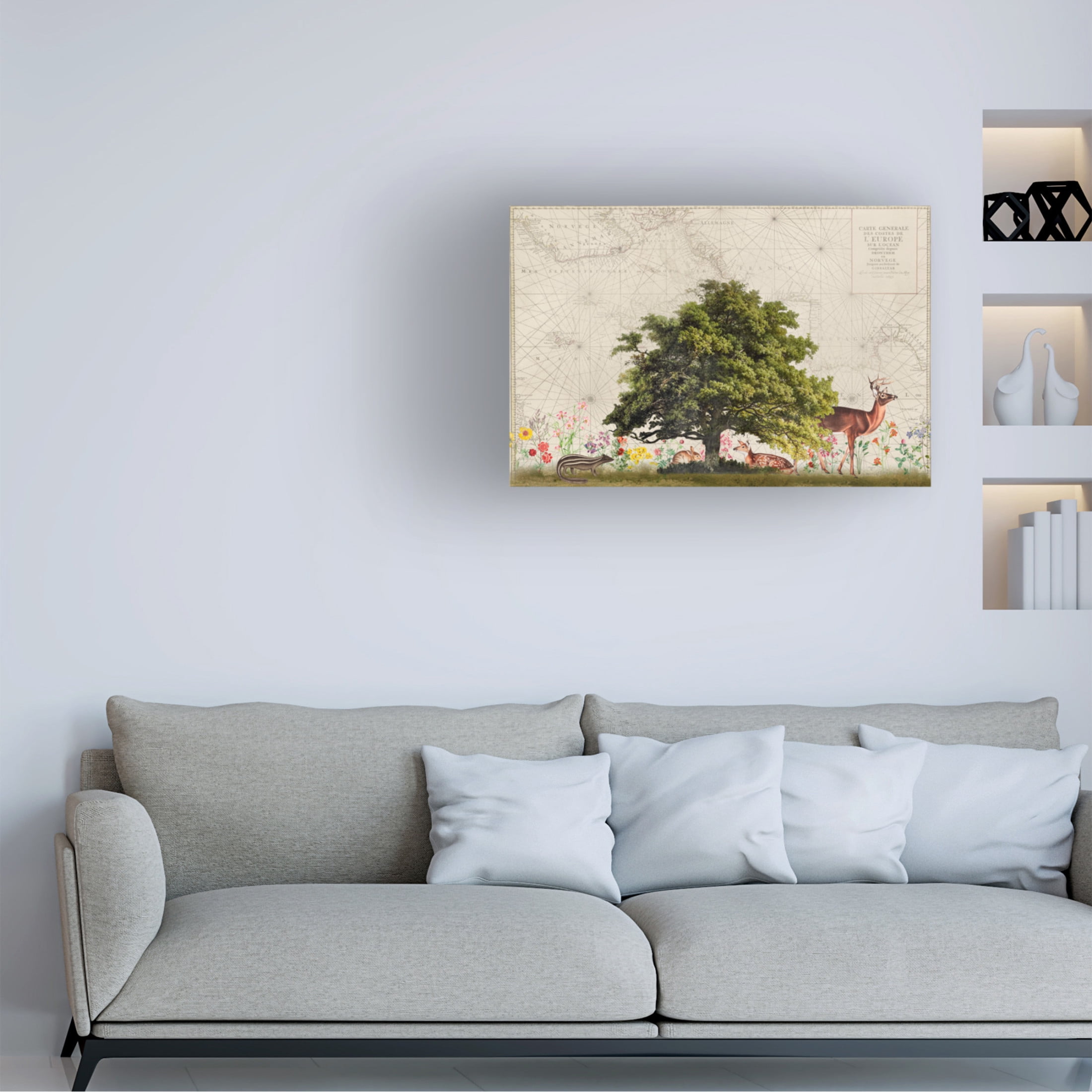 Trademark Fine Art Andrea Haase Nordic Woods No2 Canvas Wall Art