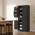 thumbnail image 6 of 72Inch Tall Pantry Cabinet, Farmhouse Kitchen Storage Cabinet with Drawer, 4 Adjustable Shelves, 6 Door Shelves, Kitchen Pantry for Bathroom, Dining Room, Living Room, 6 of 6