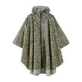 thumbnail image 1 of Poncho de Pluie Léger à Capuche pour Activités Extérieures Cyclisme Randonnée Camping Urgence Cape Unisexe, 1 of 3