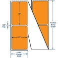 thumbnail image 1 of Compulabel 520141, 4" x 6" Orange Direct Thermal Fanfold Labels, 1 of 1