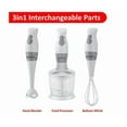 thumbnail image 4 of Brentwood 2 Speed Hand Blender and Food Processor with Balloon Whisk, Black, 4 of 7