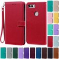 thumbnail image 2 of For Huawei P Smart 2018 Case FIG-LX1 Leather Wallet Flip Case For Huawei P Smart Case FIG-LX1 5.65 inch Case Coque Fundas Shell Beige P Smart 2018 FIG-LX1, 2 of 6