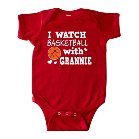 

Inktastic I Watch Basketball with Grannie Gift Baby Boy Bodysuit