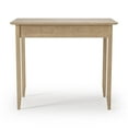 thumbnail image 6 of Camaflexi Shaker Style Writing Desk, Solid Wood Desk with One Drawer, Light Oak Finish, 6 of 8