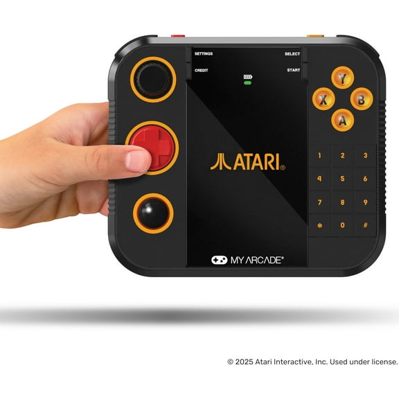 My Arcade - DGUNL-7152 Atari Gamestation Gamepad Wireless Controller Black