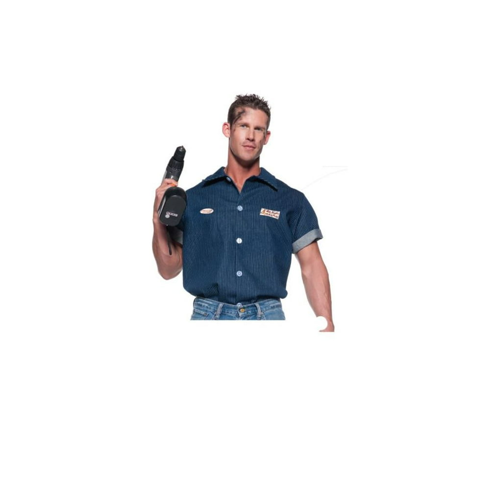 Mechanic Shirt Adult Halloween Costume