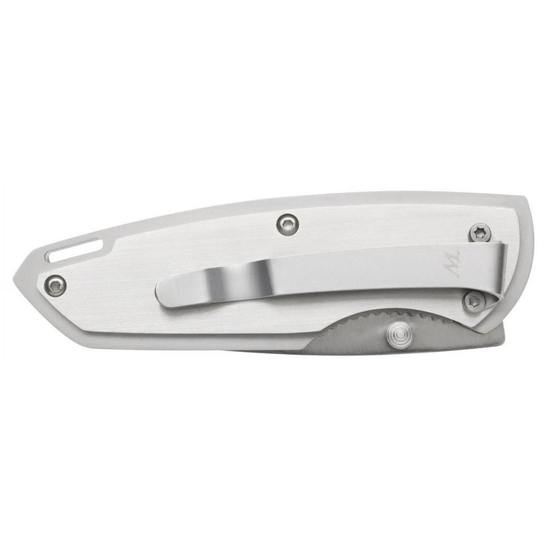 Winchester All Steel Clip Folding Knife, Serrated Edge [31-000312 