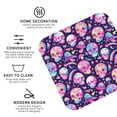 thumbnail image 4 of Pofeuu Skull mushroom colorful cute Print Leather Coasters Set of 6, Round Cups Mugs Mat Pad for Home Kitchen Heat Resistant Drink Coasters,Square, 4 of 7