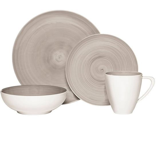 Mikasa Savona Grey 4-Piece Place Setting, Service for 1