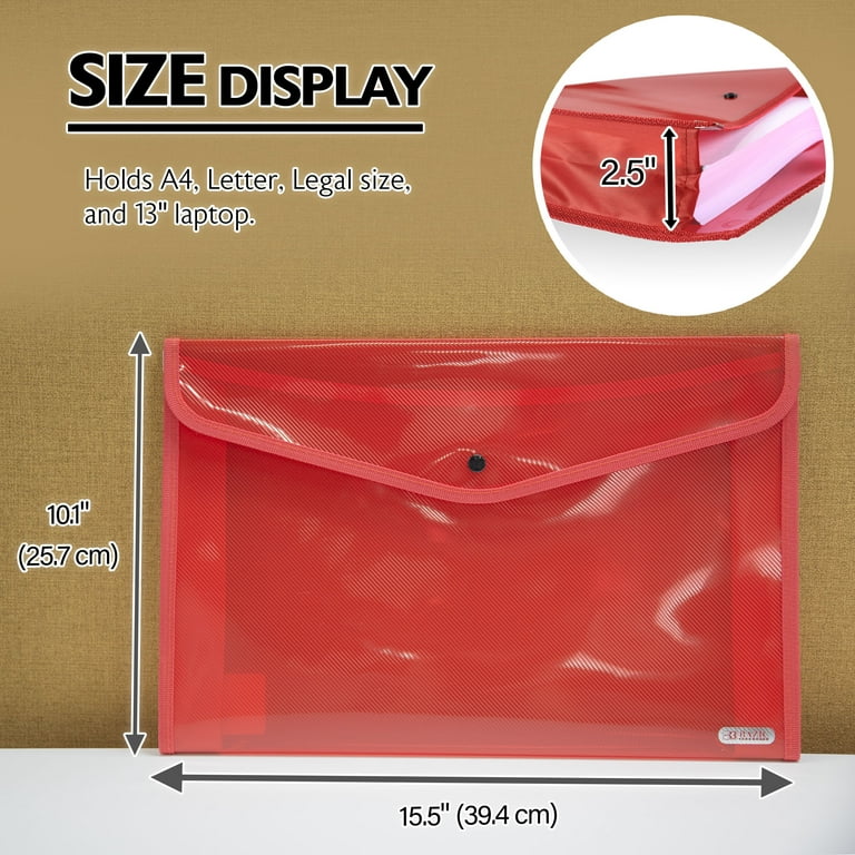 BAZIC Poly Paper Organization Office Supplies, Legal Size Document