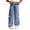 Z1-Blue-girls jeans clearance deal, variant on MKOSPLRT Girls Jeans Flare Bell Bottom Bow Jeans for Teen High Waist Cute Y2K Stretch Tween Denim Pants with Pocket 6-13Y