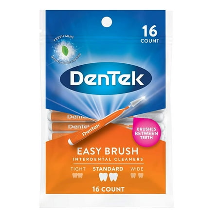 DenTek Easy Brush Interdental Cleaners, Mint 16 ea