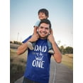 thumbnail image 7 of Tstars Men's Gifts for Dad - Father's Day Shirts - Dad of the Wild One Shirt - Funny and Humorous T-Shirt - Gift for First Birthday, Father's Day, - Cool and Comical Present for Dads, 7 of 7