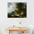 thumbnail image 2 of ONETECH Jean-Honoré Fragonard Landscape with Shepherds And Flock of Sheep Rococo Room Aesthetic Poster Print Art Wall Painting Canvas Posters Gifts Modern Bedroom Decor, 2 of 4