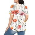 thumbnail image 4 of Women Tank Tops Loose Fit Graphic Womens Blouses And Tops Casual Short Sleeve Tshirts Shirts Funny Graphic T-Shirt Basic Tees Fitted V Neck Tess for Women Golf, 4 of 6