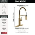 thumbnail image 3 of Delta Antoni: Single-Handle Pull-Down Spring Kitchen Faucet, 3 of 4