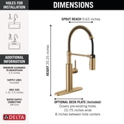 Delta Antoni: Single-Handle Pull-Down Spring Kitchen Faucet