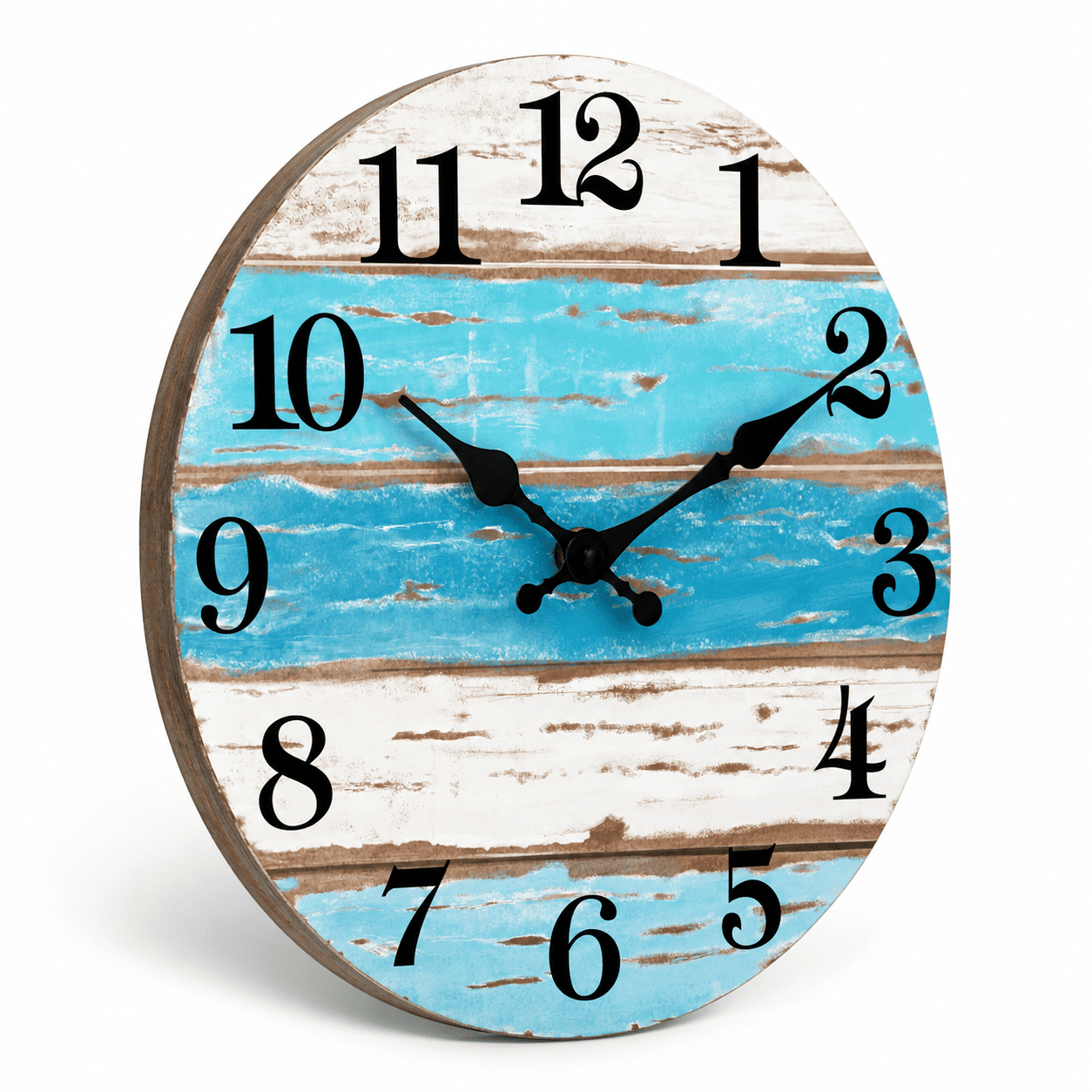 10 inch A-blue,white Decorative Wall Clock for Home and Office Use