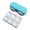 thumbnail image 4 of harper Billiard Chalk Holder with Multiple Slots Cue Stick Billiard Accessory Organizer light blue, 4 of 10