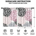 thumbnail image 2 of Blackout Kids Curtains,Pink Floral and Petal Pattern Childrens Insulated Curtains Set Of 2,Bedroom Essentials,Toddler Room Decor 42x54in(106x137cm), 2 of 5