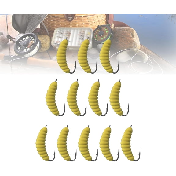 1 Dosen - Fishing Gear and Equipment, Tackle Bass Lure Fish Stuff - Fly Fishing Accessories Crankbait Supplies Worms Bait Kit - Trout Crappie Lures or Jigs